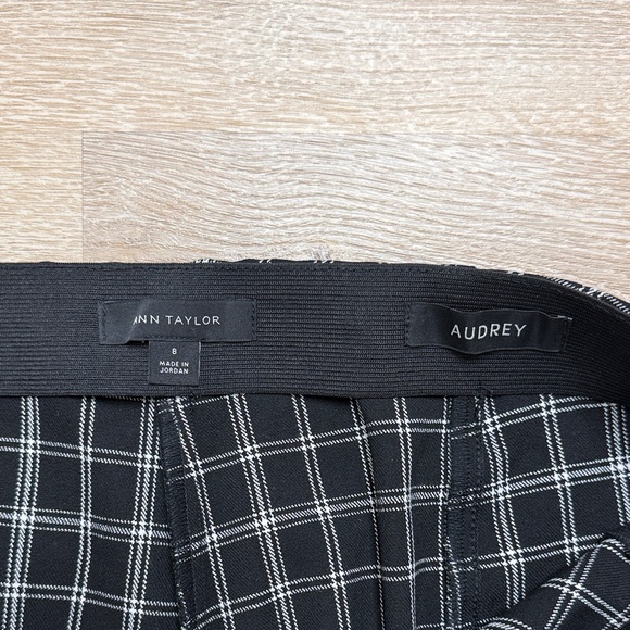 Ann Taylor Black and White Checkered Pants - Picture 4 of 4